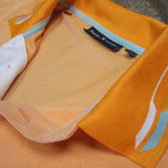 Orange & White Psycho Bunny Polo - Picture 3 of 6